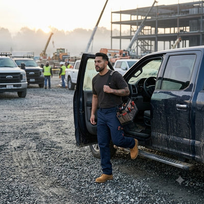 Men’s Relaxed Fit Cargo Work Pants