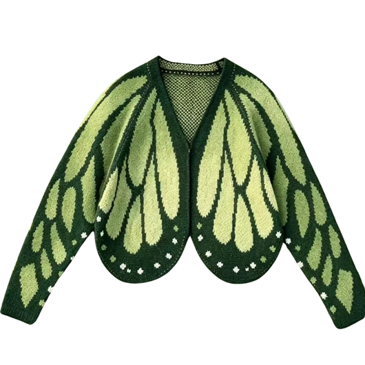 Womens Butterfly Wings Cardigan