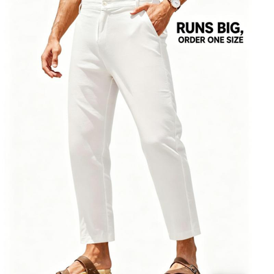 Men's Casual Cotton Linen Pants