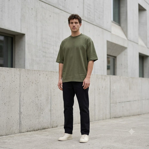 Mens 7.5oz Weighted Oversized Shirt