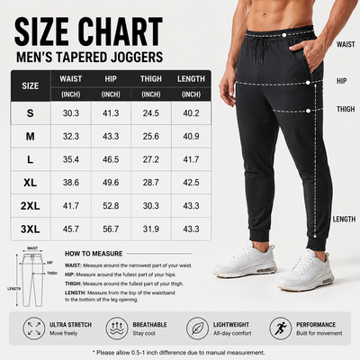 4-Pack Men's Joggers