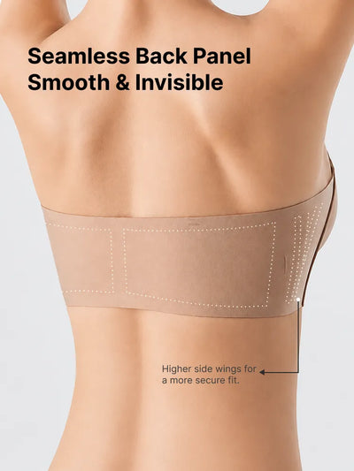 Strapless Front Closure Push Up Bra