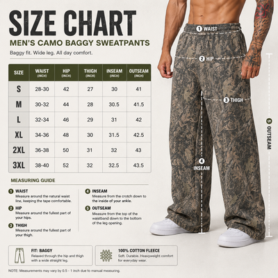 Men's Camo Sweatpants
