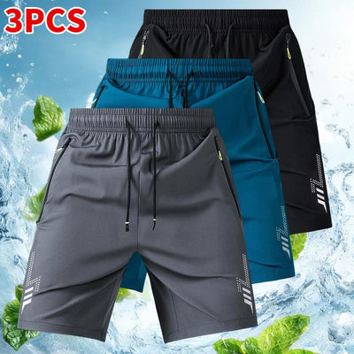 Men's 3-Pack Unisex Fashion Athletic Shorts