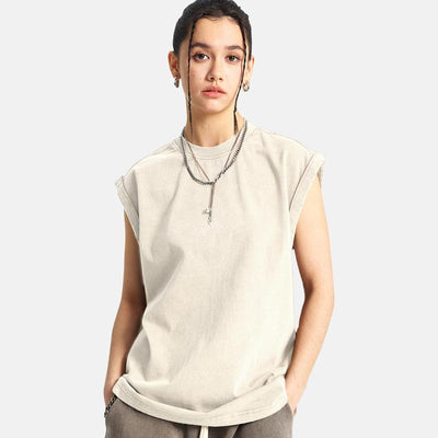 Unisex Acid Wash Tank Tops