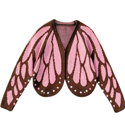 Womens Butterfly Wings Cardigan
