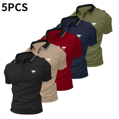 Men's Classic Polo Shirt Set