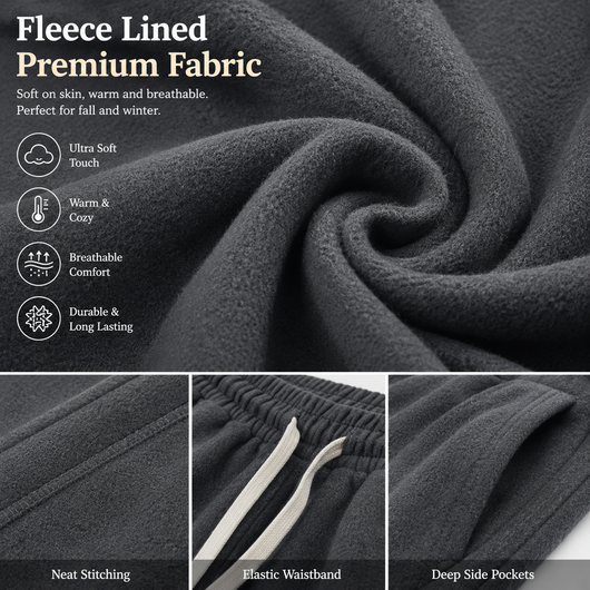 Men's Fleece Lined Sweatpants