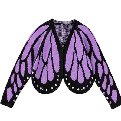 Womens Butterfly Wings Cardigan