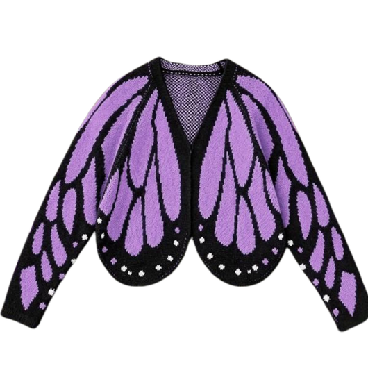 Womens Butterfly Wings Cardigan