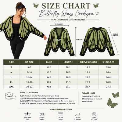 Womens Butterfly Wings Cardigan