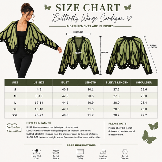 Womens Butterfly Wings Cardigan