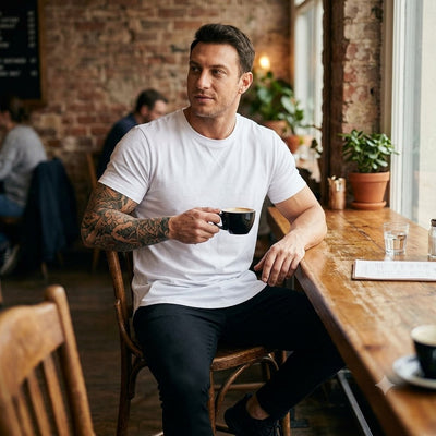 Men's Longline Crew Neck T-Shirt 3-Pack