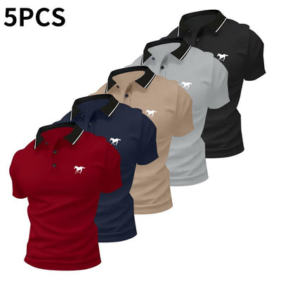Men's Classic Polo Shirt Set