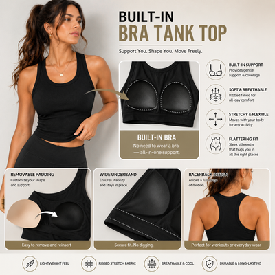 Built-In Bra Tank Top