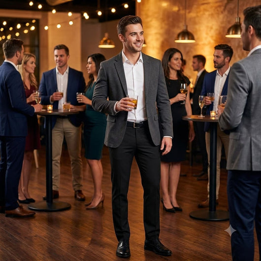 3-Pack Mens Flex Stretch Slim Fit Dress Pants