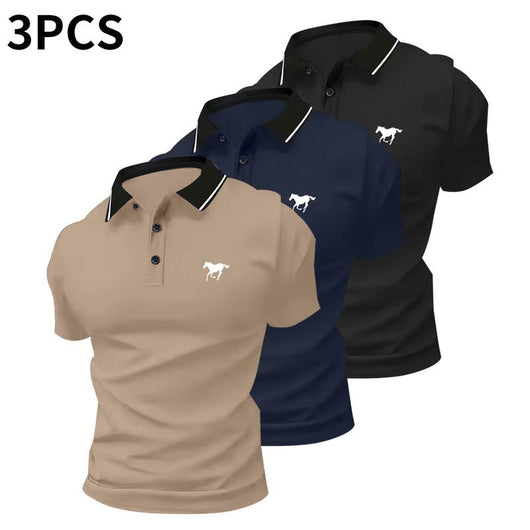 Men's Classic Polo Shirt Set