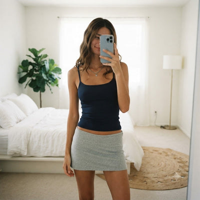 Women's Mini Skirt - Multicolor