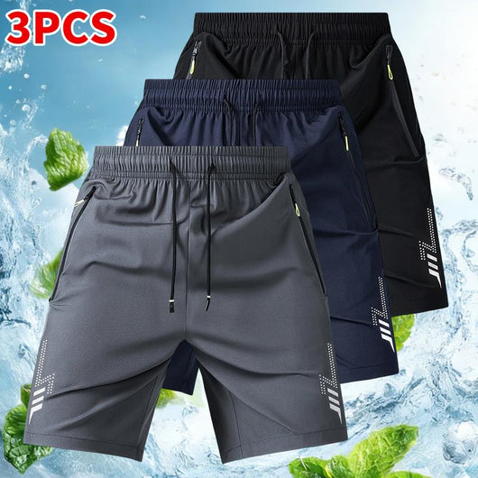 Men's 3-Pack Unisex Fashion Athletic Shorts