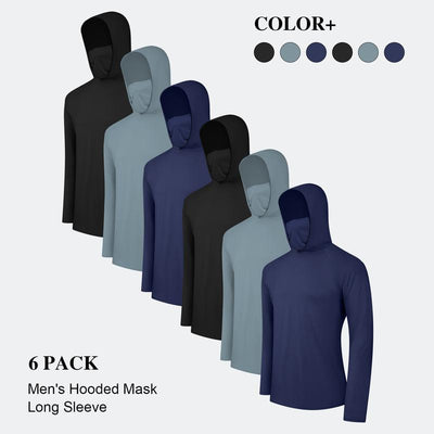 6-Pack Men's Hoodie Pullovers