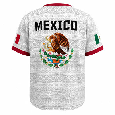 Mexico Aztec V-Neck Soccer Jersey