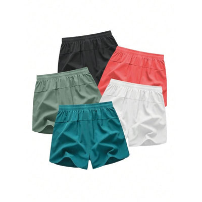 Men's Quick Dry Beach Shorts 5-Pack