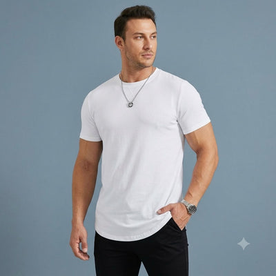 Men's Longline Crew Neck T-Shirt 3-Pack