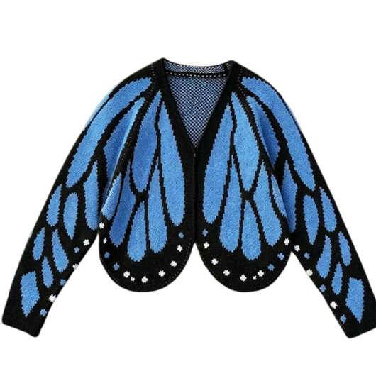 Womens Butterfly Wings Cardigan