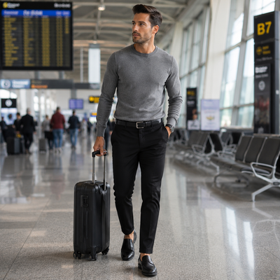 3-Pack Mens Flex Stretch Slim Fit Dress Pants
