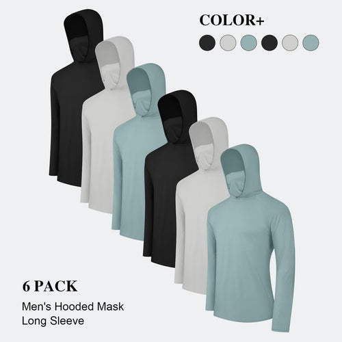 6-Pack Men's Hoodie Pullovers