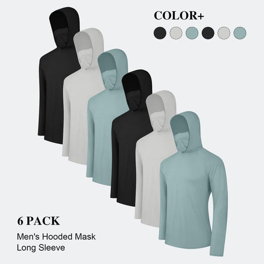 6-Pack Men's Hoodie Pullovers