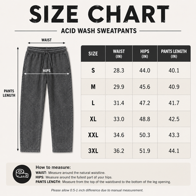 3 Pack Men’s Acid Wash Sweatpants