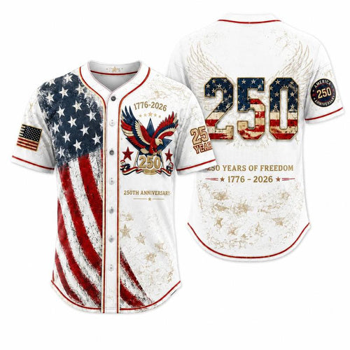 America 250th Anniversary Baseball Jersey