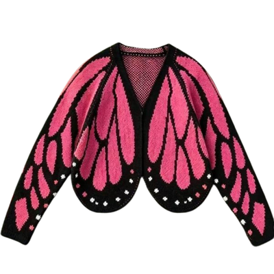 Womens Butterfly Wings Cardigan