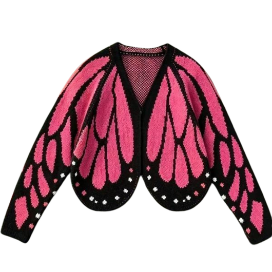 Womens Butterfly Wings Cardigan