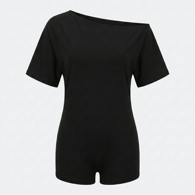 Women's 2-Piece Off-Shoulder Top & Shorts Lounge Set VIP