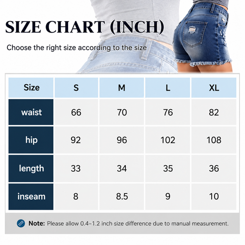 Women's Retro Washed Frayed Stretch Jeans 2Pcs