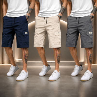 Navy + Khaki + Grey