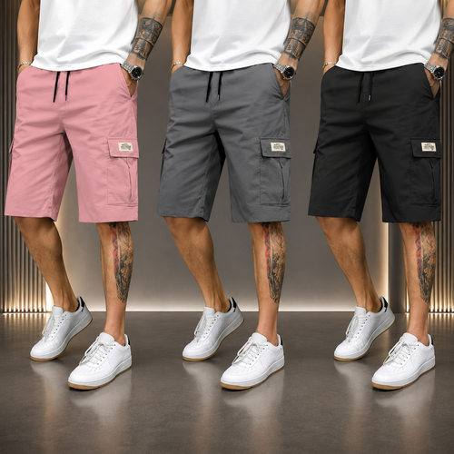 Men's 3-Piece Summer Shorts Set