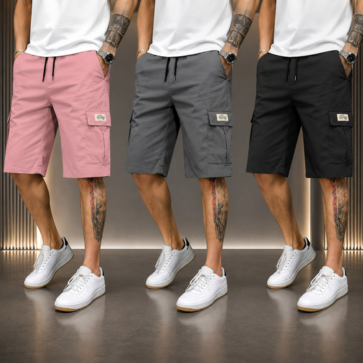 Men's 3-Piece Summer Shorts Set
