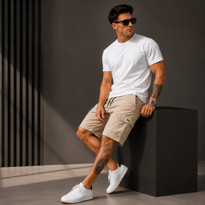 Men's 3-Piece Summer Shorts Set