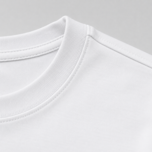 Curve Hem Fitted Crew Neck Tee