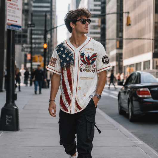 America 250th Anniversary Baseball Jersey