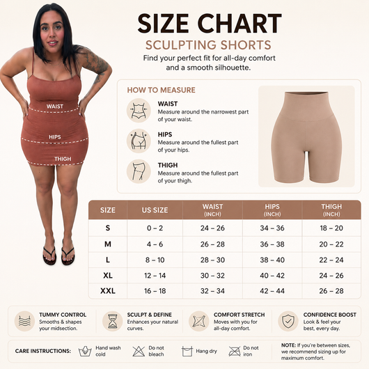 Shapewear Sculpting Shorts for Women