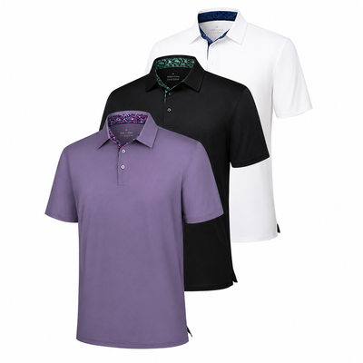 Classic Breathable Collared Men's Polo Shirts VIP