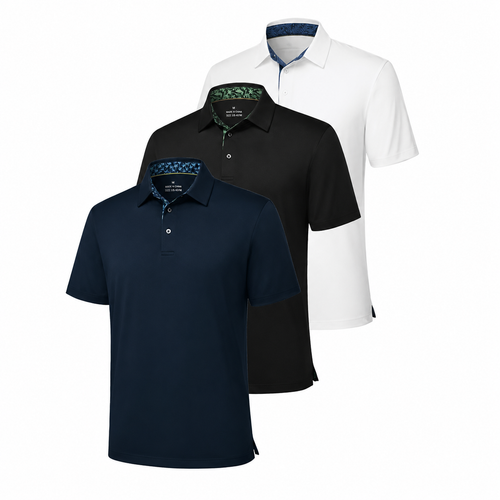 Classic Breathable Collared Men's Polo Shirts VIP