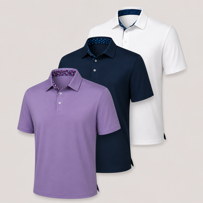 Classic Breathable Collared Men's Polo Shirts VIP