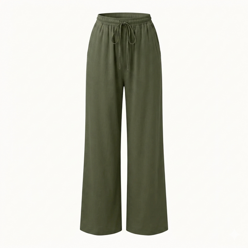 Women’s Palazzo Pants – Lightweight Wide Leg Summer Trousers with Pockets VIP