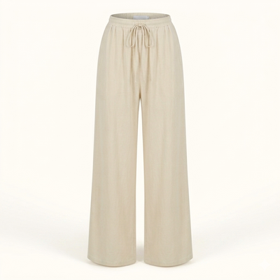 Women’s Palazzo Pants – Lightweight Wide Leg Summer Trousers with Pockets