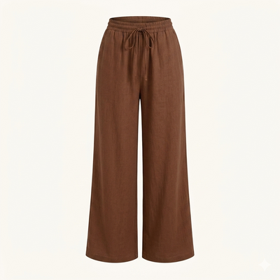Women’s Palazzo Pants – Lightweight Wide Leg Summer Trousers with Pockets